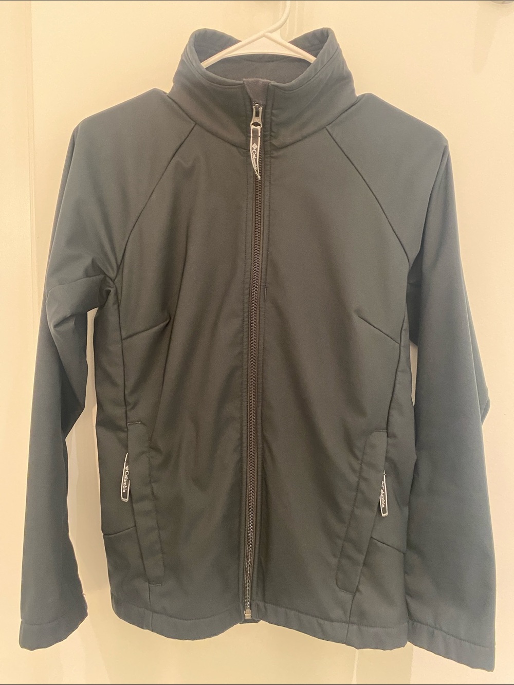 Columbia Women’s Full Zip Activewear Windbreaker Jacket Black Size Small